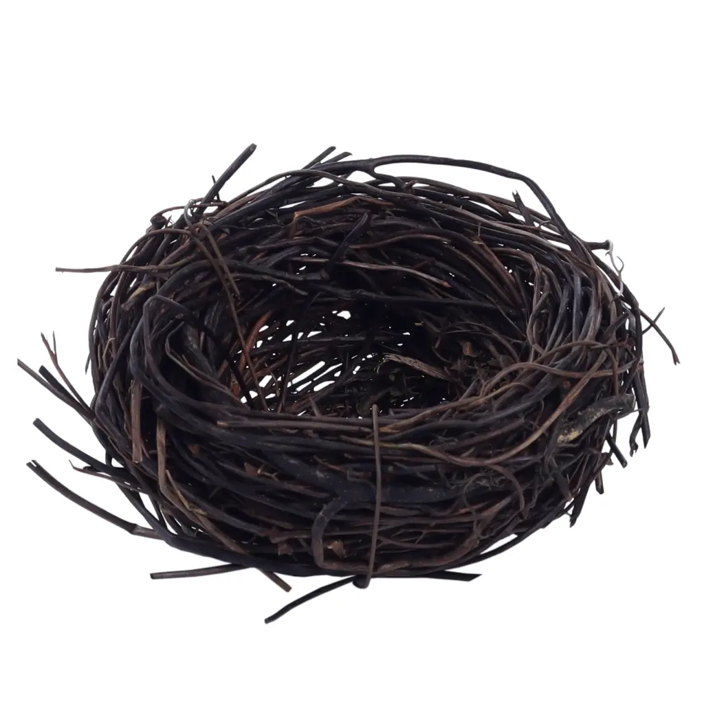 飾り用鳥の巣 8 cm