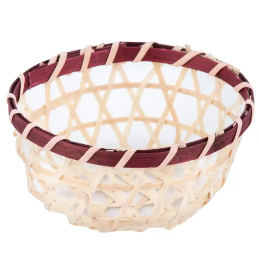 [WOD0036] Bamboo Basket 9x4 cm