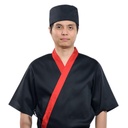 [CLH0093] Black Japanese Chef Hat (M)