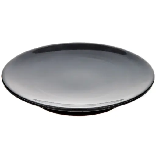 [MLM0026] 寿司皿 黒色 6.25”