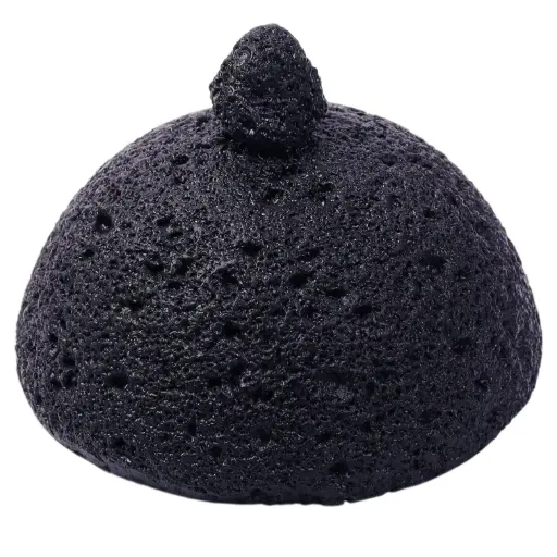 [CRM0938] Caldera Plate Cover 11 cm (Black Meteorite)
