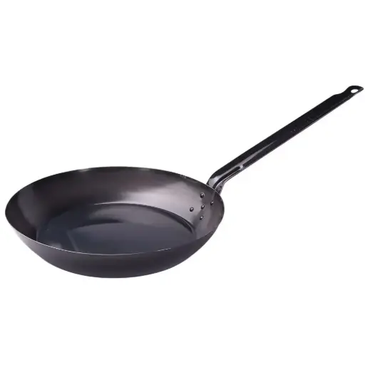 [KJP0886] กระทะเหล็กญี่ปุ่นก้นแบน 34 ซม.