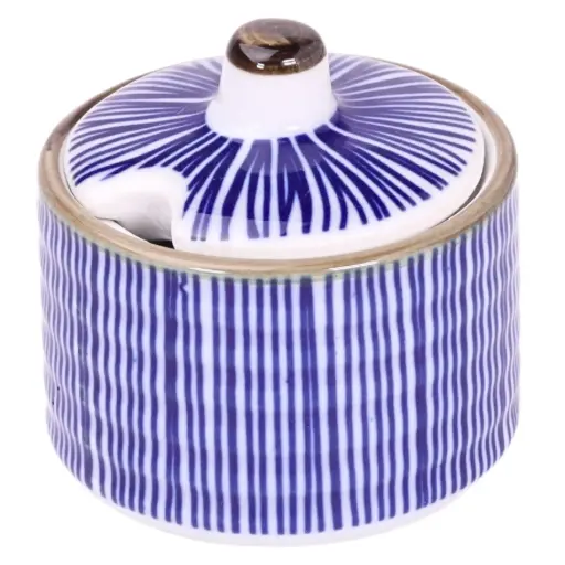 [CRM0867] Condiment Container (Blue Line)