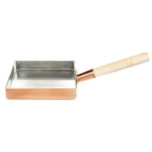 [KJP0009] Copper Tamagoyaki Square Pan 18x18 cm
