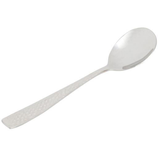 [KFS0045] デザートスプーン 16 cm (鎚目, 18-8)