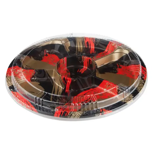 [DPP0032] Disposable Grand Sashimi Round Box Set 355x35 mm (Akamaru)