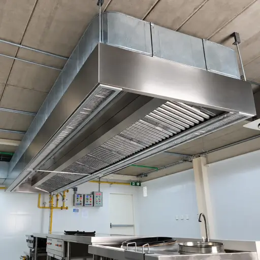 [KAI0042] Exhaust Hood with Intake Air Grille 1100x1100x500 mm