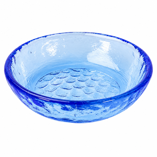 [GLS0107] Glass Sauce Dish 9 cm (Blue)