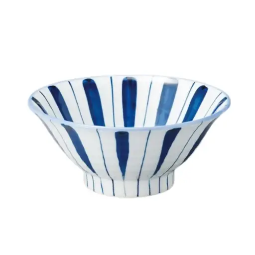 [CRJ0223] Hand-drawn Togusa Soba Bowl 6.5"