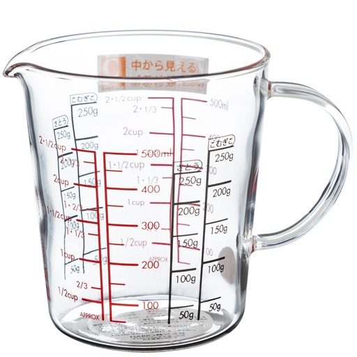 [KJP0529] Hario Measuring Glass Cup 500 ml