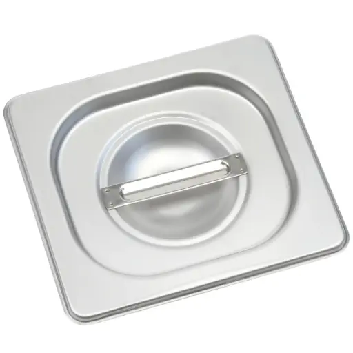 [KST0385] KAIBA Stainless Steel GN Pan Lid 1/6 (18-8)