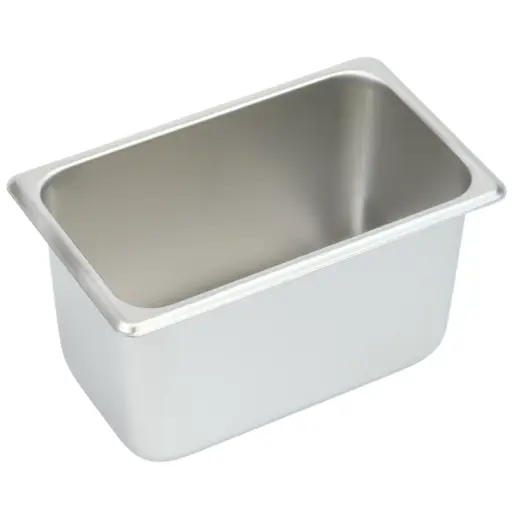 [KST0375] KAIBA Stainless Steel GN Pan 1/4-15 cm (18-8)