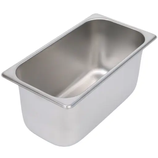 [KST0375] KAIBA Stainless Steel GN Pan 1/4-15 cm