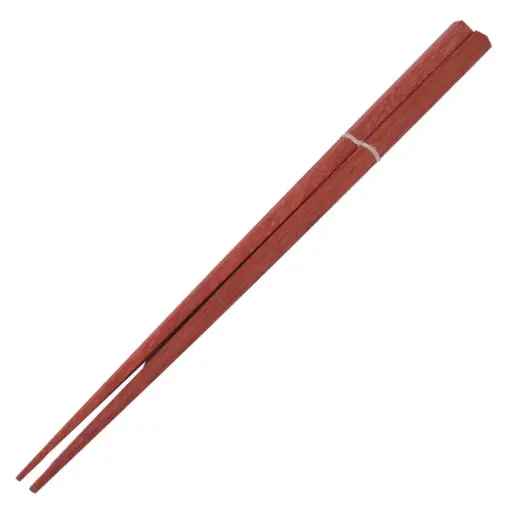 [WOD0097] 五角箸 23 cm (マホガニー)