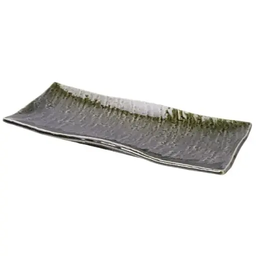 [CRJ0077] Oribe Sanma Plate 11"