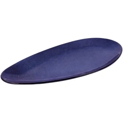 [CRM0846] Oval Plate 14" (Deep Blue)