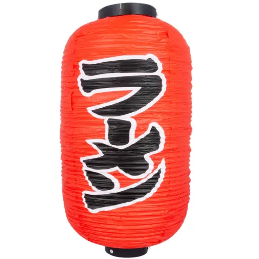 [JPL0032] PVC Lantern "Ramen" 24x60 cm (Red)
