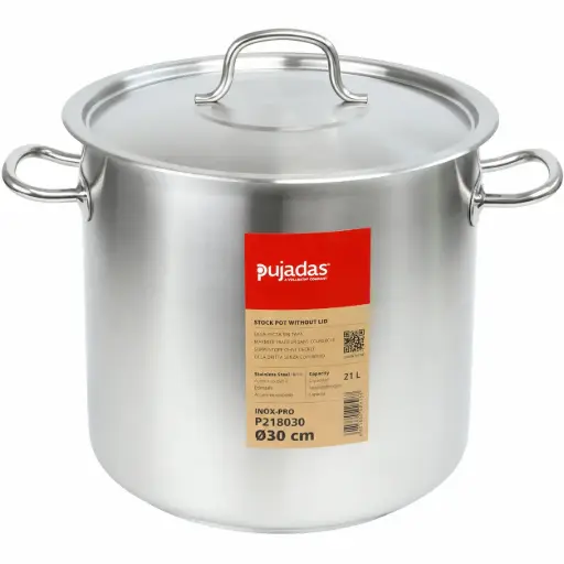 [SET0139] Pujadas Stainless Steel Stock Pot 30 cm