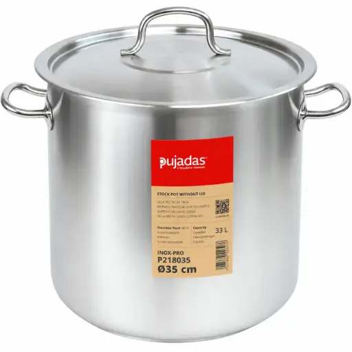 [SET0141] Pujadas Stainless Steel Stock Pot 35 cm