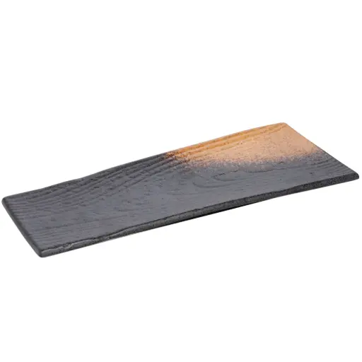 [CRM0391] Ragtangle Log Plate 14.25" (Volcano)