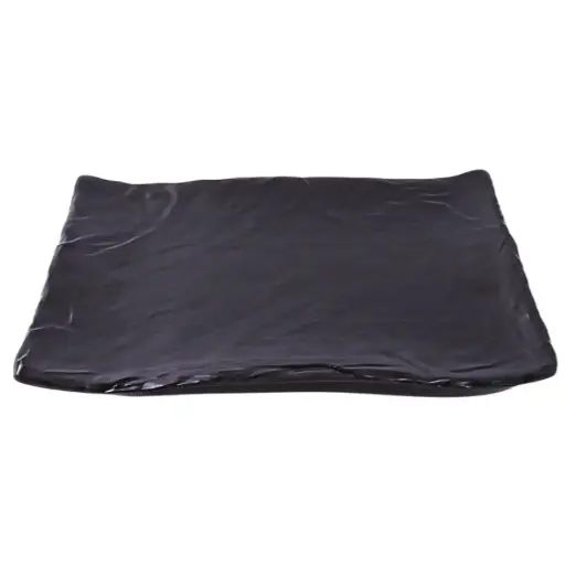 [MLM0196] 石目四角皿 11" (黒)