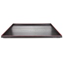 [ABS0024] Red Rimmed Tray 45x31.5 cm (Black)