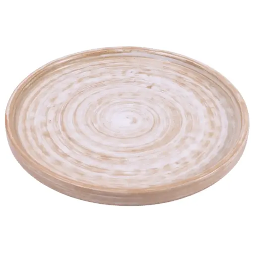 [CRM0773] Round Cafe Plate 9" (Clay Strom)