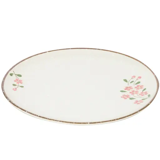 [CRM0055] Round Dish 10" (Snow)
