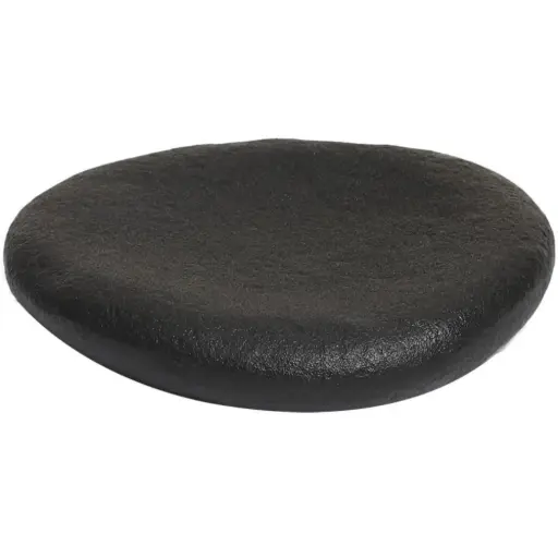 [CRM0878] Serving Plate 25 cm (Black Stone)