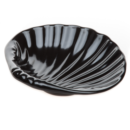 [MLM0027] Shell Shaped Plate 6" (Black)