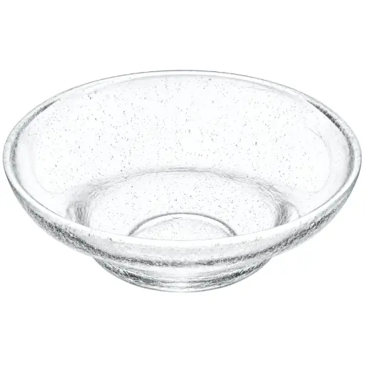 [GLS0125] Snow Glass Bowl 17 cm