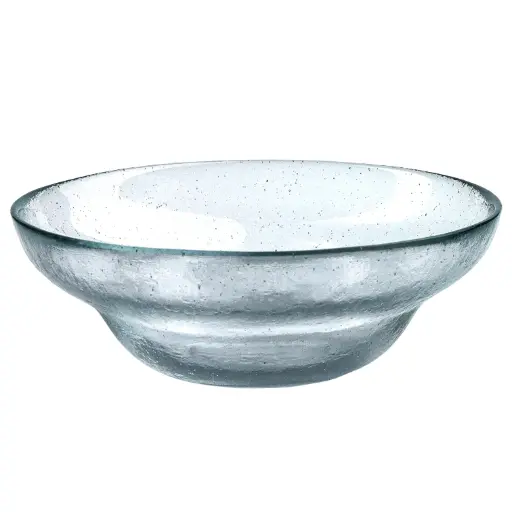 [GLS0125] Snow Glass Bowl 17 cm