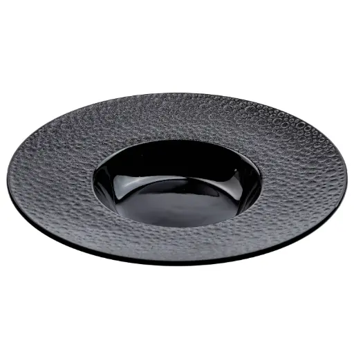 [CRM0942] Soup Plate 11" (Black Meteorite)
