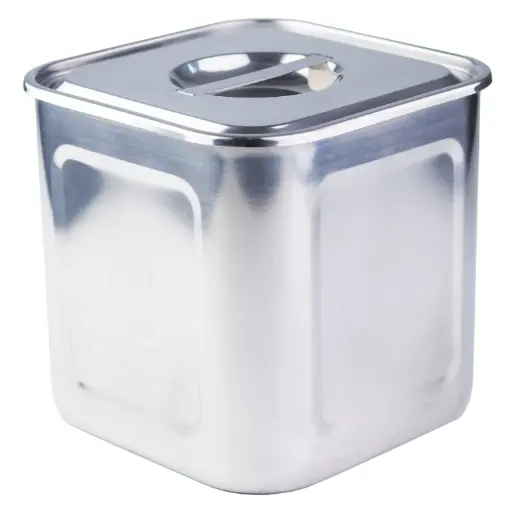 [KST0354] Stainless Steel Square Box 18x18x18 cm