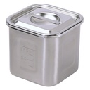 [KJP0915] Stainless Steel Square Pot with Scale  8 cm 460 ml