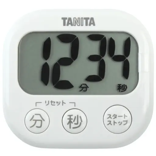 [KJP0455] タニタ でか見えタイマー(ホワイト)