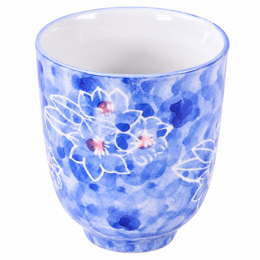 [CRM0840] Tea Cup 180 ml (Blue Flower)