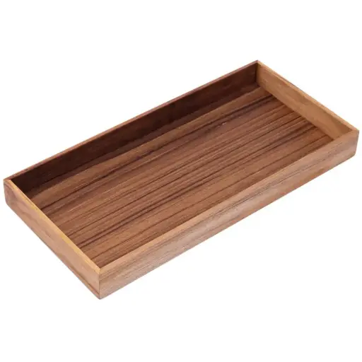 [WOD0120] Teak Wood Box 25x12x2.8 cm