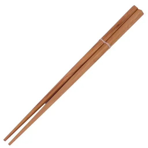[WOD0095] 五角箸 23 cm (チーク)