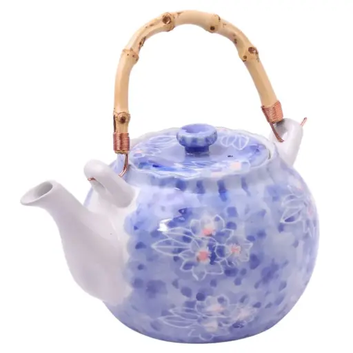 [CRM0819] Teapot 1160 ml (Blue Flower)