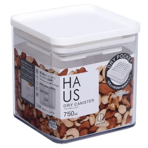 [JPK0394] Transparent Dried Food Storage Box 750 ml