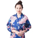 [CLH0019] Waitress Coat Size M (Blue/Flower)