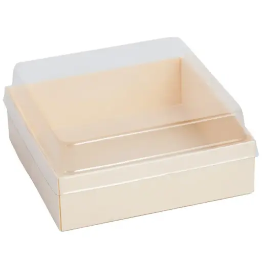 [SET0045] 使い捨て正角箱 14 cm (100セット)