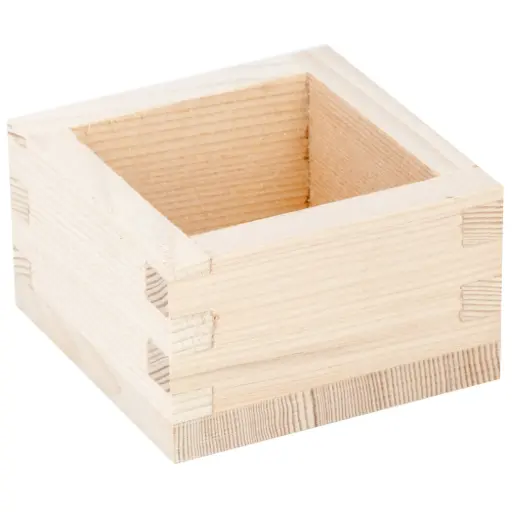 [WOD0052] 桧祝桝 8x8x5 cm