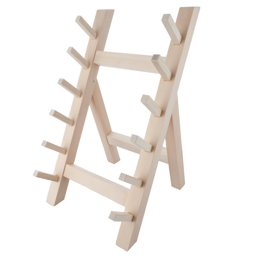 [KJP0193] Wooden Knife Stand for 6 Pieces