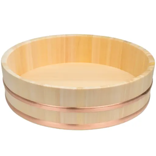 [KJP0212] Wooden Rice Mixing Tub 60 cm (Hangiri,Japan)