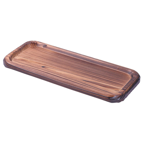 [KJP0760] ถาดไม้รองเครื่องปรุงญี่ปุ่น 23x8.3 ซม.