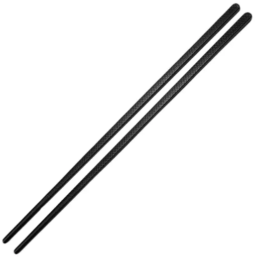 [MLM0206] ตะเกียบลายเกล็ดสีดำ 27 ซม.