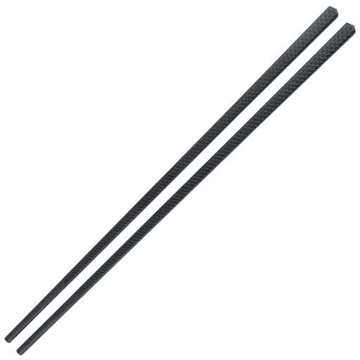 [MLM0206] Melamine Chopsticks 27 cm (Scale Pattern, Black)