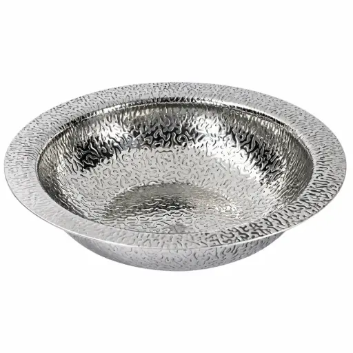 [STL0035] ステンレス鍋 30 cm (槌目)